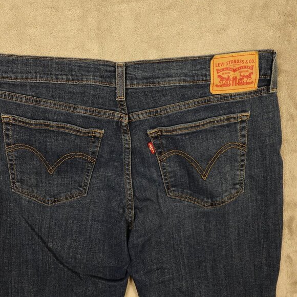 Levi's jeans Boyfriend high rise crop women's 32 blue denim red tab - Picture 10 of 14
